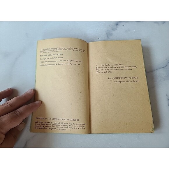 The Sea-Gull Cry By Robert Nathan Paperback - Picture 4 of 10